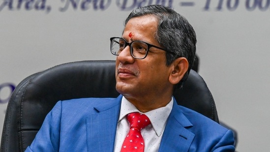 Chief Justice of India NV Ramana.(AFP)