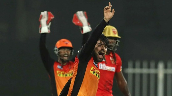 Chris Gayle did not last long either as he was caught plumb LBW by Rashid Khan on 14.(BCCI/IPL)