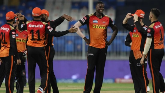 Jason Holder starred with the ball as he returned with figures of 3/19 in 4 overs as Punjab Kings were restricted to 125/7 in their 20 overs.(BCCI/IPL)