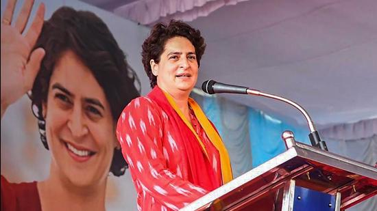Congress leader Priyanka Gandhi will hold an election rally in Varanasi on October 9. (Courtesy- PTI Photo)