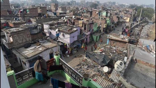 MLA Sanjay Talwar and deputy commissioner Varinder Kumar Sharma granted proprietary rights to 35 slum households in Ludhiana on Saturday. (Representative photo)