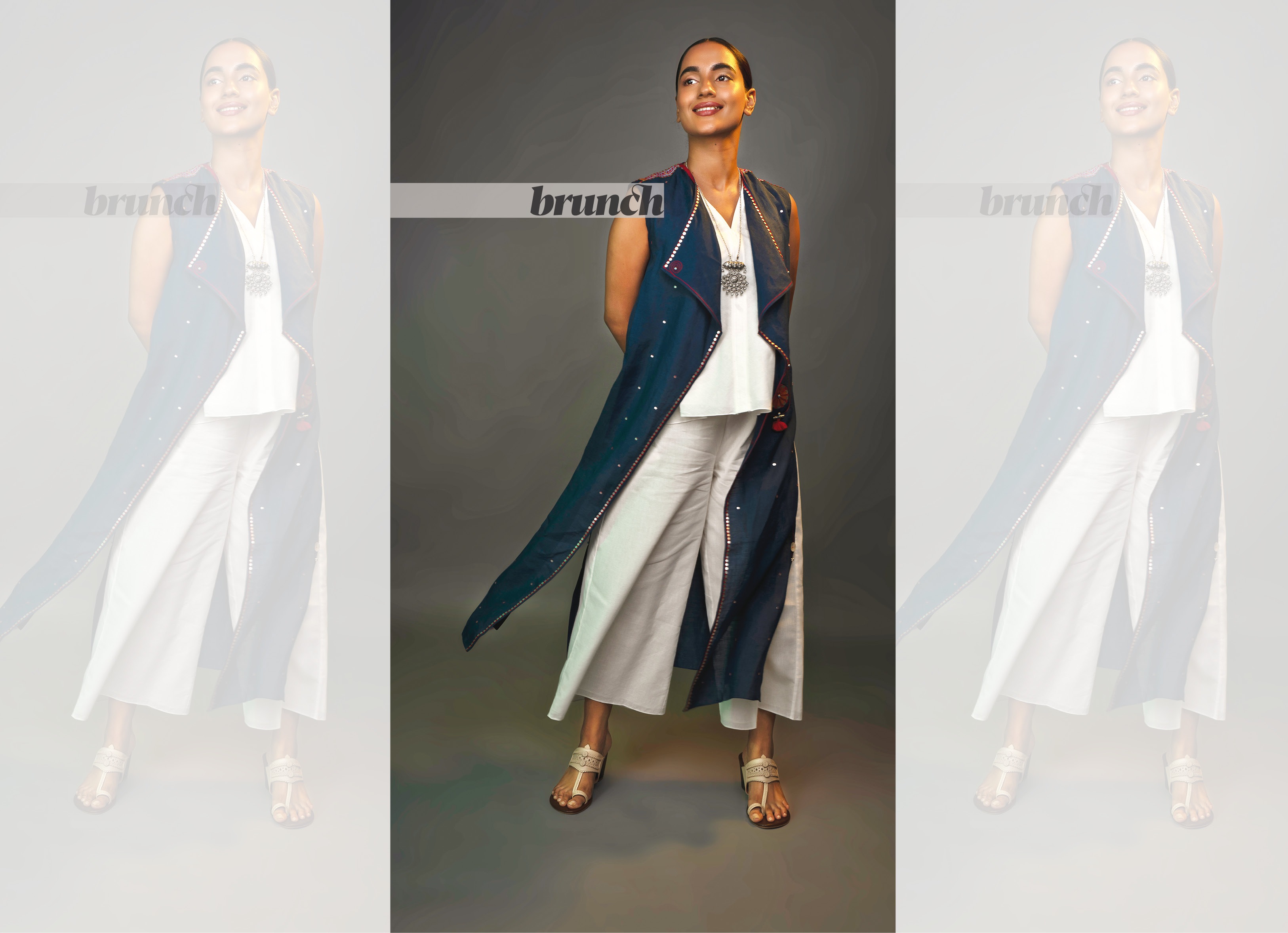 Stack up bangles and bracelets on your arm with this look; Jacket and co-ords, AMPM; Jewellery, Zariin (Tushar Bhardwaj) Stack up bangles and bracelets on your arm with this look; Jacket and co-ords, AMPM; Jewellery, Zariin (Tushar Bhardwaj)
