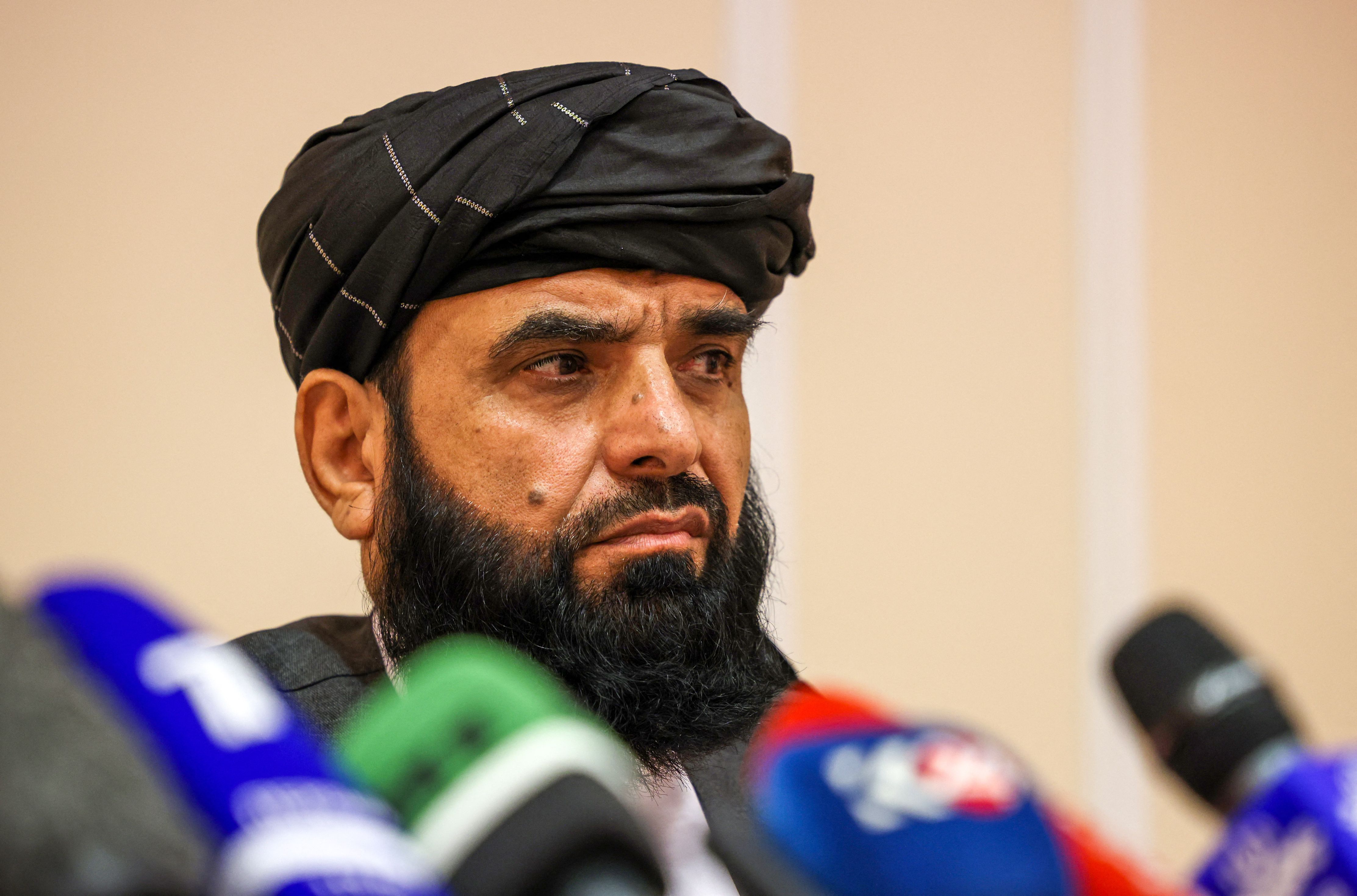 Taliban member and spokesperson Suhail Shaheen. (AFP File Photo)