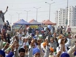 Anti-farm law protesters at Delhi's Ghazipur border (File Photo/HT) Anti-farm law protesters at Delhi's Ghazipur border (File Photo/HT)