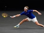Stefanos Tsitsipas sizzles as Team Europe close in on Laver Cup triumph