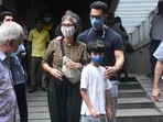Aamir Khan, Kiran Rao and their son Azad Rao Khan.(Varinder Chawla) Aamir Khan, Kiran Rao and their son Azad Rao Khan.(Varinder Chawla)