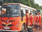 Ahead of Cyclone Gulab alert in Odisha and Andhra Pradesh, NDRF personnel prepare to take positions.&nbsp;