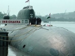 File photo of INS Chakra, the nuclear attack submarine taken on lease by India from Russia. Its lease replacement is expected in 2025. File photo of INS Chakra, the nuclear attack submarine taken on lease by India from Russia. Its lease replacement is expected in 2025. 