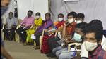 Beneficiaries wait to get inoculated against Covid at Nair hospital in Mumbai (Anshuman Poyrekar/HT PHOTO) Beneficiaries wait to get inoculated against Covid at Nair hospital in Mumbai (Anshuman Poyrekar/HT PHOTO)