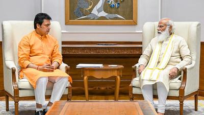 Tripura chief minister Biplab Kumar Deb said that the ultimate power rests in the hand of the ‘father’ (baap). (PTI) Tripura chief minister Biplab Kumar Deb said that the ultimate power rests in the hand of the ‘father’ (baap). (PTI)