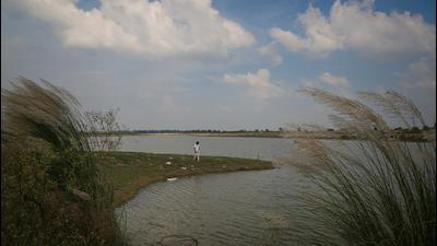 In July 2019, the Delhi government launched a water conservation project along the Yamuna river. (Sanchit Khanna/HT PHOTO) In July 2019, the Delhi government launched a water conservation project along the Yamuna river. (Sanchit Khanna/HT PHOTO)