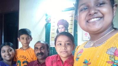 Kerala teacher Binu, who has travelled across the country to promote the idea of educating the youth, said the constitutional values should be taught to children at a young age and citizenship education should be included in the curriculum. (HT Photo)