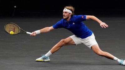 Stefanos Tsitsipas sizzles as Team Europe close in on Laver Cup triumph (AP) Stefanos Tsitsipas sizzles as Team Europe close in on Laver Cup triumph (AP)