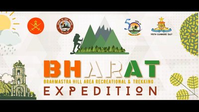 A poster of the Brahmastra Hill Area Recreational and Trekking Expedition by the Indian army. (Photo: Twitter)