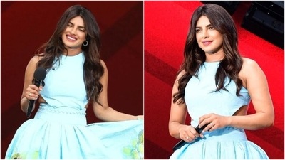Priyanka Chopra is a vision in Earth-themed Prabal Gurung dress at Global Citizen Live event in Paris (Instagram/@priyankachopra_nation) Priyanka Chopra is a vision in Earth-themed Prabal Gurung dress at Global Citizen Live event in Paris (Instagram/@priyankachopra_nation)