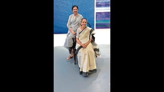 Painter Shobha Broota says her daughter, Pooja Iranna, has always been a source of inspiration for her. Painter Shobha Broota says her daughter, Pooja Iranna, has always been a source of inspiration for her.