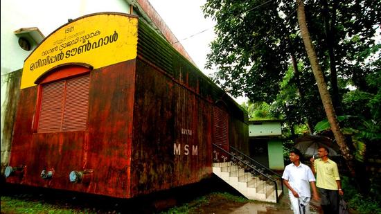 The Wagon tragedy memorial at Tirur in Kerala. (Vivek Nair/HT PHOTO.)