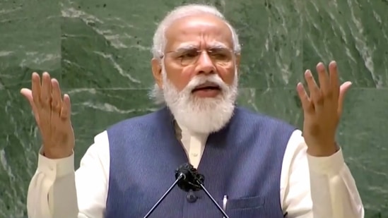 Prime Minister Narendra Modi addressed the nation on the 81st episode of Mann Ki Baat programme.&nbsp;(PTI Photo)