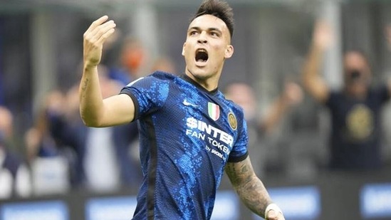 Inter Milan's Lautaro Martinez. (AP) Inter Milan's Lautaro Martinez. (AP)