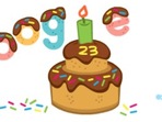 Google turns 23 (Image from Google homepage)