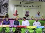 Several Hindi poets like Mrityunjay Kumar Singh (IPS), Professor Ashutosh and Professor Priyankar Paliwal graced the occasion during the concluding session.(SOURCED) Several Hindi poets like Mrityunjay Kumar Singh (IPS), Professor Ashutosh and Professor Priyankar Paliwal graced the occasion during the concluding session.(SOURCED)