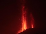 The Cumbre Vieja volcano spews lava, ash and smoke as seen from Los Llanos de Aridane on the Canary island of La Palma in September 26, 2021. (AFP) The Cumbre Vieja volcano spews lava, ash and smoke as seen from Los Llanos de Aridane on the Canary island of La Palma in September 26, 2021. (AFP)