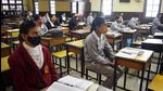 Students attending classes at Government Girls’ Senior Secondary School at Lakkar Bazaar in Shimla, HP, on Monday. (Deepak Sansta/HT) Students attending classes at Government Girls’ Senior Secondary School at Lakkar Bazaar in Shimla, HP, on Monday. (Deepak Sansta/HT)