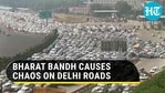 Traffic at Delhi-Gurugram Border