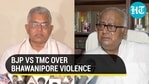 BJP vs TMC over Bhawanipore violence BJP vs TMC over Bhawanipore violence