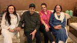 Dharmendra and his first wife Prakash Kaur with Mumtaz and her sister. Dharmendra and his first wife Prakash Kaur with Mumtaz and her sister.