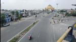 The Golden Gate to enter Amritsar wears a deserted look on Monday afternoon as the Bharat Bandh called by the Samyukt Kisan Morcha evoked a near total response. (Sameer Sehgal/HT) The Golden Gate to enter Amritsar wears a deserted look on Monday afternoon as the Bharat Bandh called by the Samyukt Kisan Morcha evoked a near total response. (Sameer Sehgal/HT)