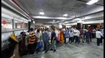 Patients lined up to get registered at the New OPD in PGIMER on Monday. (HT Photo) Patients lined up to get registered at the New OPD in PGIMER on Monday. (HT Photo)
