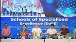 Deputy chief minister of Delhi Manish Sisodia during the induction ceremony of School of Specialised Excellence at Kalkaji in New Delhi on Monday. He interacted with parents, students, industry experts, and teachers, and said that SoSEs will focus on the development of “out-of-the-box thinking” . (HT Photo) Deputy chief minister of Delhi Manish Sisodia during the induction ceremony of School of Specialised Excellence at Kalkaji in New Delhi on Monday. He interacted with parents, students, industry experts, and teachers, and said that SoSEs will focus on the development of “out-of-the-box thinking” . (HT Photo)