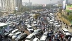Traffic jam at several key roads due to Bharat Bandh. (Pic for representation only)(HT_PRINT-prepub) Traffic jam at several key roads due to Bharat Bandh. (Pic for representation only)(HT_PRINT-prepub)