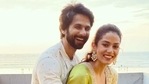 Shahid Kapoor poses with his wife Mira Rajput. Shahid Kapoor poses with his wife Mira Rajput.