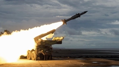 A new version of the Akash Missile – ‘Akash Prime’ has been successfully tested from Integrated Test Range (ITR), in Chandipur (ANI Photo) A new version of the Akash Missile – ‘Akash Prime’ has been successfully tested from Integrated Test Range (ITR), in Chandipur (ANI Photo)