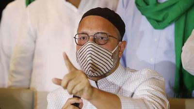 The Sena mouthpiece raised questions over the timing of the slogans in Uttar Pradesh, saying that there were no such incidents before the visit of All India Majlis-e-Ittehadul Muslimeen (AIMIM) chief Asaduddin Owaisi. (ANI) The Sena mouthpiece raised questions over the timing of the slogans in Uttar Pradesh, saying that there were no such incidents before the visit of All India Majlis-e-Ittehadul Muslimeen (AIMIM) chief Asaduddin Owaisi. (ANI)