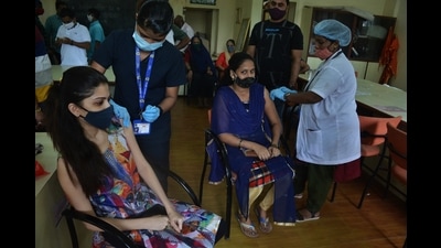 Navi Mumbai Municipal Corporation is on a mission of attaining 100% vaccination of residents with at least the first dose against Covid. (For representational purposes only) (HT PHOTO)