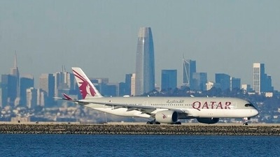 Qatar Airways announced on Monday, Sept. 27, 2021 that it suffered a more than $4 billion loss in revenues over the last year, as lockdowns triggered by the coronavirus pandemic slashed demand for air travel. (AP) Qatar Airways announced on Monday, Sept. 27, 2021 that it suffered a more than $4 billion loss in revenues over the last year, as lockdowns triggered by the coronavirus pandemic slashed demand for air travel. (AP)