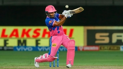 Samson of Rajasthan Royals bats. (PTI)