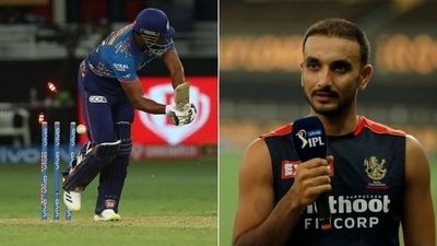 RCB's Harshal patel speaks about his hat-trick against MI (HT Collage)