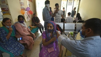 India administered a record 2 crore Covid-19 vaccine doses on PM Narendra Modi's birthday on September 17. (Sunil Ghosh/HT Photo) India administered a record 2 crore Covid-19 vaccine doses on PM Narendra Modi's birthday on September 17. (Sunil Ghosh/HT Photo)