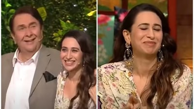 Karisma Kapoor will be seen with Randhir Kapoor on The Kapil Sharma Show next week.