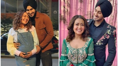 Neha Kakkar sparked pregnancy rumours last year when she shared the first look of Khyaal Rakhya Kar.