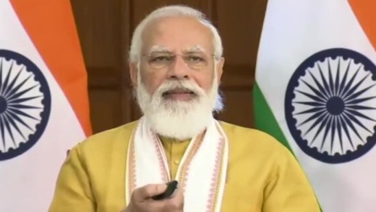 PM Modi launching Ayushman Bharat Digital Mission (ANI)