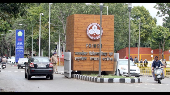PGIMER was also among 17 medical institutes in the country that conducting trials of Covishield vaccine. (HT File Photo) PGIMER was also among 17 medical institutes in the country that conducting trials of Covishield vaccine. (HT File Photo)