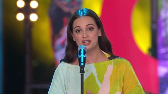 Dia Mirza took part in the Global Citizen event on Saturday.