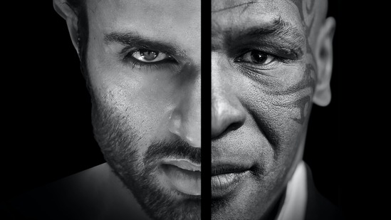 A new poster for Liger, featuring Vijay Deverakonda and Mike Tyson. A new poster for Liger, featuring Vijay Deverakonda and Mike Tyson.