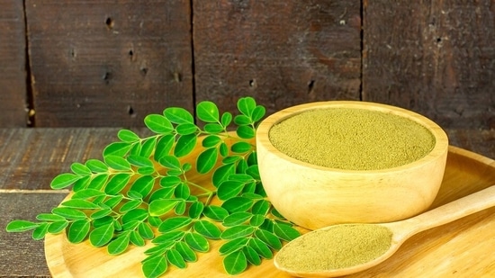 5. Moringa leaves: Moringa leaves are a powerhouse of of iron, vitamins A, C and magnesium. 1 tsp moringa leaf powder every morning on empty stomach could do wonders for your iron levels. It is however best to consult a health expert or doctor before consuming any of the herbs.(Pixabay)