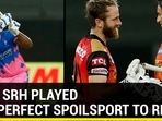 Sunrisers Hyderabad spoil Rajasthan Royals' party with 7-wicket win Sunrisers Hyderabad spoil Rajasthan Royals' party with 7-wicket win